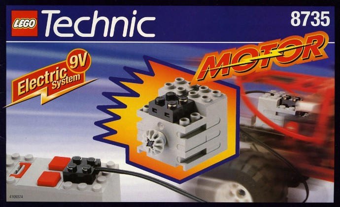 Конструктор LEGO (ЛЕГО) Technic 8735 Motor Set, 9 V