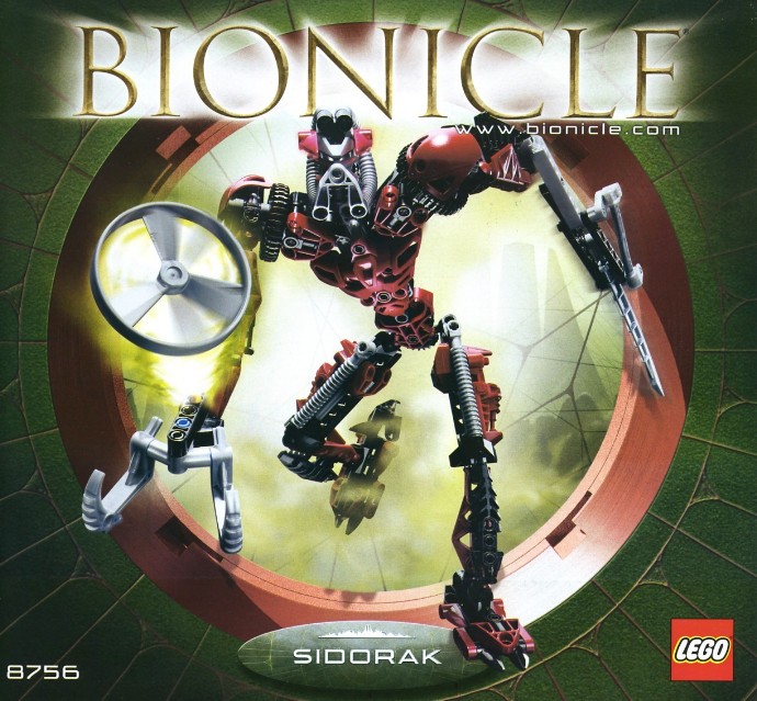 Конструктор LEGO (ЛЕГО) Bionicle 8756 Sidorak