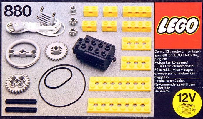 Конструктор LEGO (ЛЕГО) Technic 880 12 Volt Motor