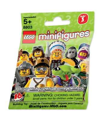 Конструктор LEGO (ЛЕГО) Collectable Minifigures 8803 LEGO Minifigures Series 3 {Random bag} 