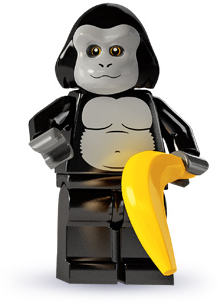 Конструктор LEGO (ЛЕГО) Collectable Minifigures 8803 Gorilla Suit Guy