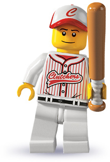 Конструктор LEGO (ЛЕГО) Collectable Minifigures 8803 Baseball Player