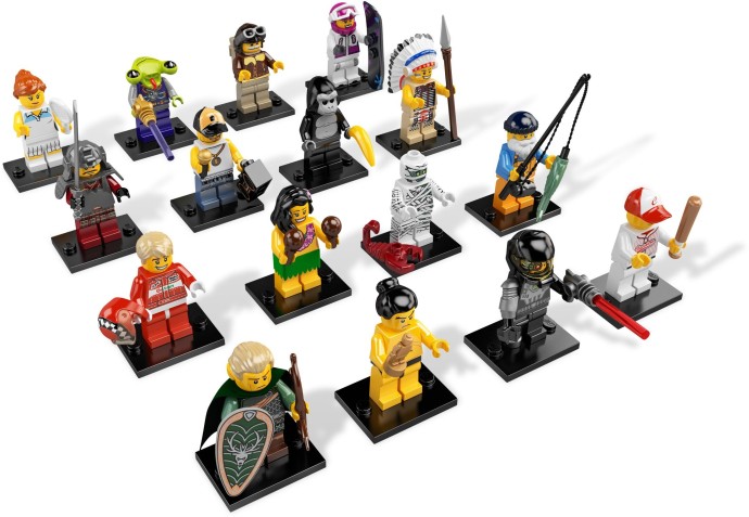 Конструктор LEGO (ЛЕГО) Collectable Minifigures 8803 LEGO Minifigures Series 3 - Complete