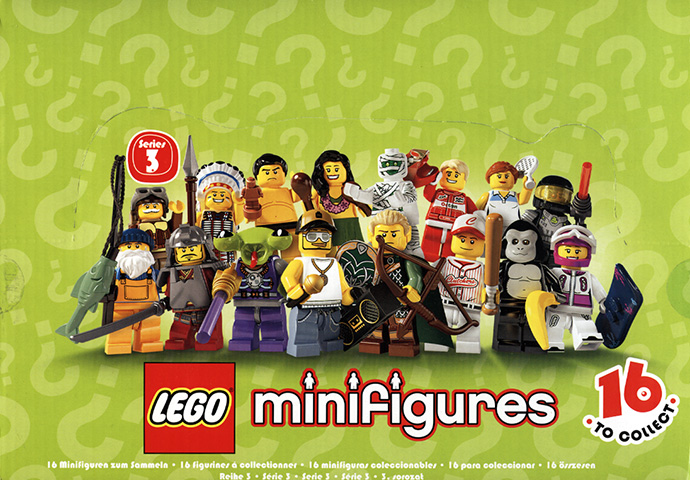 Конструктор LEGO (ЛЕГО) Collectable Minifigures 8803 LEGO Minifigures Series 3 - Sealed Box