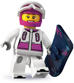 Конструктор LEGO (ЛЕГО) Collectable Minifigures 8803 Snowboarder