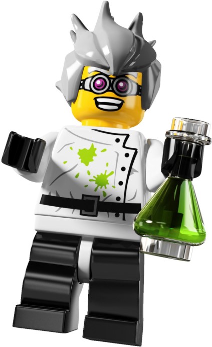 Конструктор LEGO (ЛЕГО) Collectable Minifigures 8804 Crazy Scientist