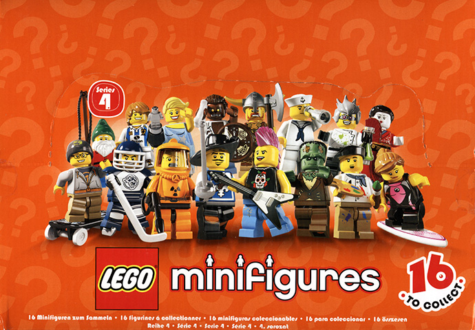 Конструктор LEGO (ЛЕГО) Collectable Minifigures 8804 LEGO Minifigures Series 4 - Sealed Box
