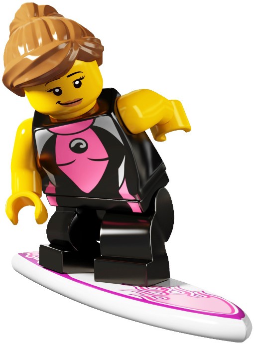 Конструктор LEGO (ЛЕГО) Collectable Minifigures 8804 Surfer Girl