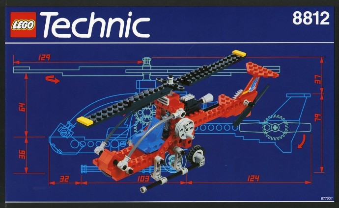 Конструктор LEGO (ЛЕГО) Technic 8812 Helicopter