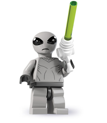 Конструктор LEGO (ЛЕГО) Collectable Minifigures 8827 Classic Alien