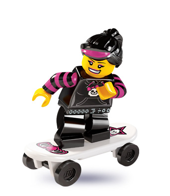 Конструктор LEGO (ЛЕГО) Collectable Minifigures 8827 Skater Girl