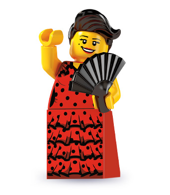 Конструктор LEGO (ЛЕГО) Collectable Minifigures 8827 Flamenco Dancer