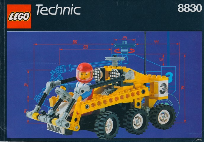 Конструктор LEGO (ЛЕГО) Technic 8830 Rally 6-Wheeler