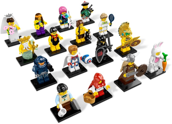 Конструктор LEGO (ЛЕГО) Collectable Minifigures 8831 LEGO Minifigures Series 7 - Complete