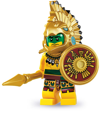 Конструктор LEGO (ЛЕГО) Collectable Minifigures 8831 Aztec Warrior