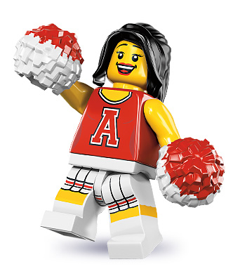 Конструктор LEGO (ЛЕГО) Collectable Minifigures 8833 Red Cheerleader