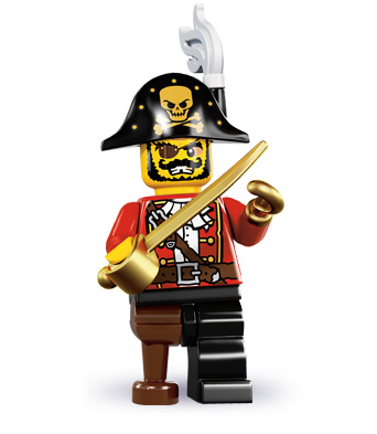 Конструктор LEGO (ЛЕГО) Collectable Minifigures 8833 Pirate Captain