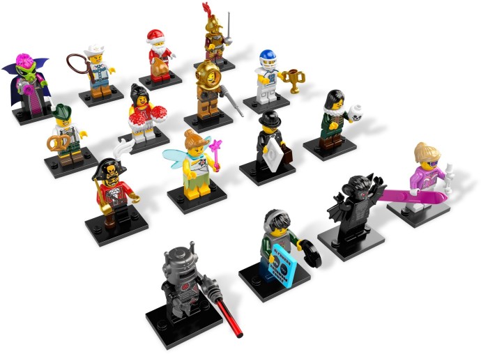 Конструктор LEGO (ЛЕГО) Collectable Minifigures 8833 LEGO Minifigures Series 8 - Complete 