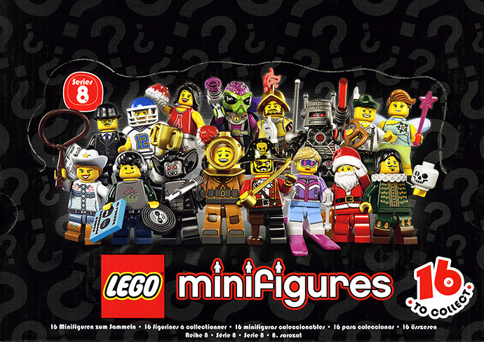Конструктор LEGO (ЛЕГО) Collectable Minifigures 8833 LEGO Minifigures Series 8 - Sealed Box