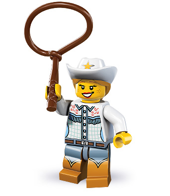 Конструктор LEGO (ЛЕГО) Collectable Minifigures 8833 Cowgirl