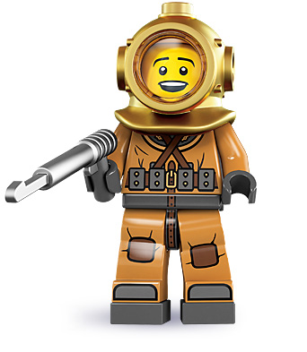 Конструктор LEGO (ЛЕГО) Collectable Minifigures 8833 Diver
