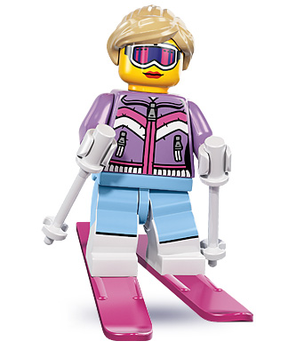 Конструктор LEGO (ЛЕГО) Collectable Minifigures 8833 Downhill Skier