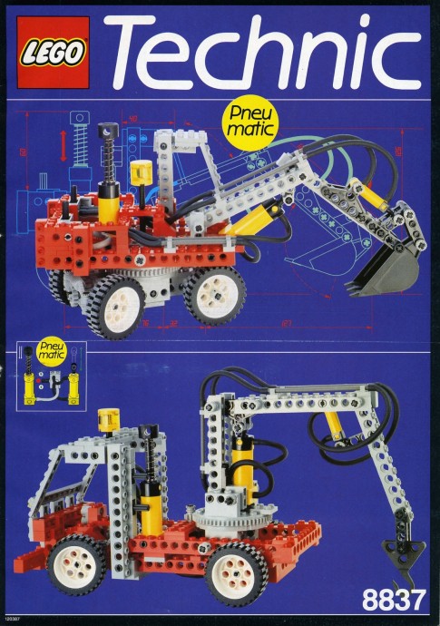 Конструктор LEGO (ЛЕГО) Technic 8837 Pneumatic Excavator