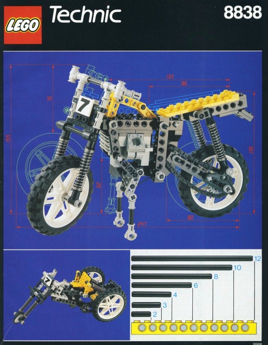 Конструктор LEGO (ЛЕГО) Technic 8838 Shock Cycle