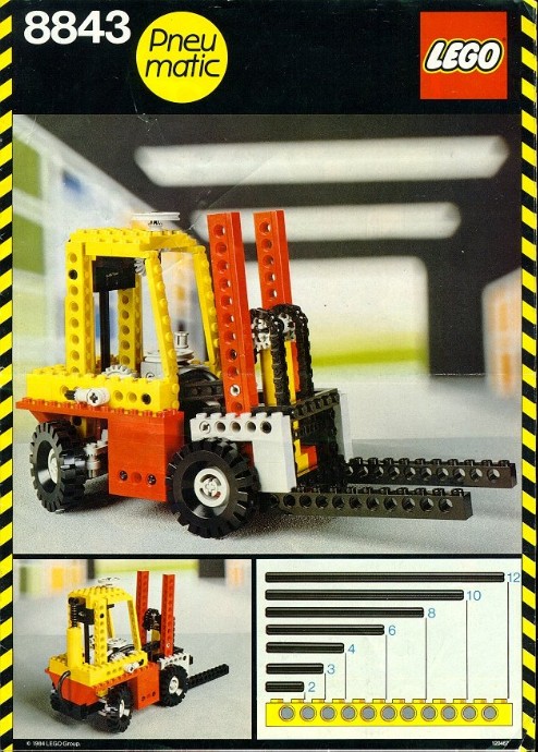 Конструктор LEGO (ЛЕГО) Technic 8843 Fork-Lift Truck
