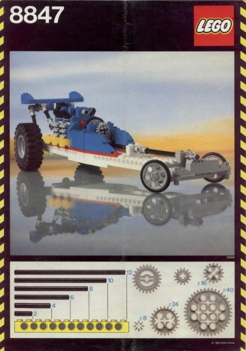 Конструктор LEGO (ЛЕГО) Technic 8847 Dragster