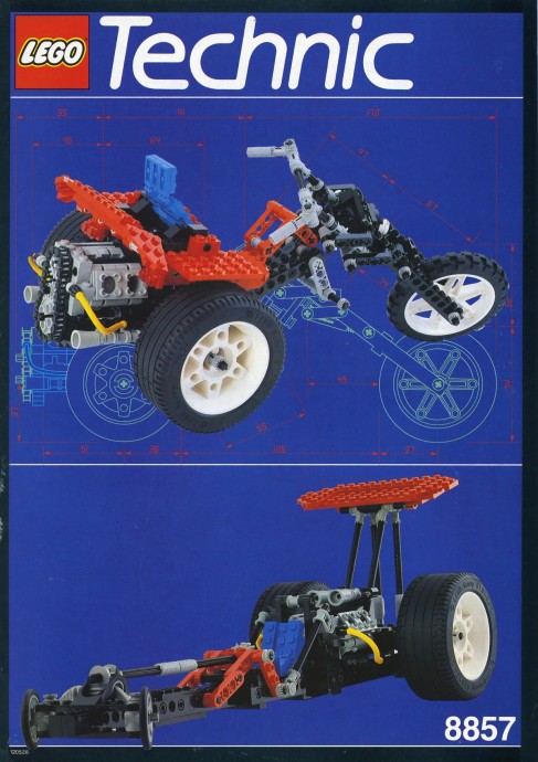 Конструктор LEGO (ЛЕГО) Technic 8857 Street Chopper
