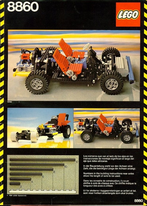 Конструктор LEGO (ЛЕГО) Technic 8860 Car Chassis