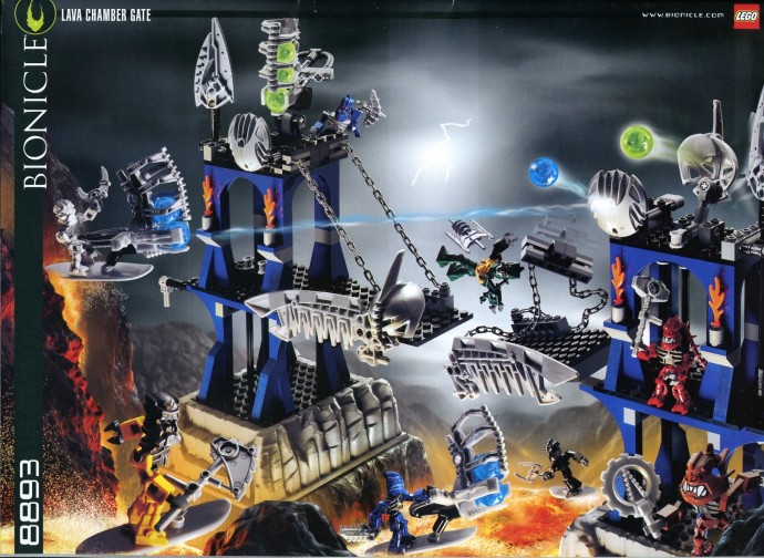 Конструктор LEGO (ЛЕГО) Bionicle 8893 Lava Chamber Gate