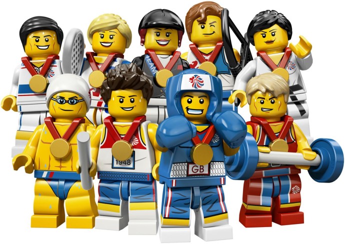 Конструктор LEGO (ЛЕГО) Collectable Minifigures 8909 Team GB Minifigures {Random bag}