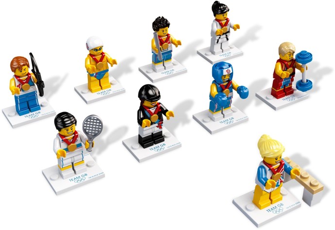 Конструктор LEGO (ЛЕГО) Collectable Minifigures 8909 Team GB Minifigures - Complete Set