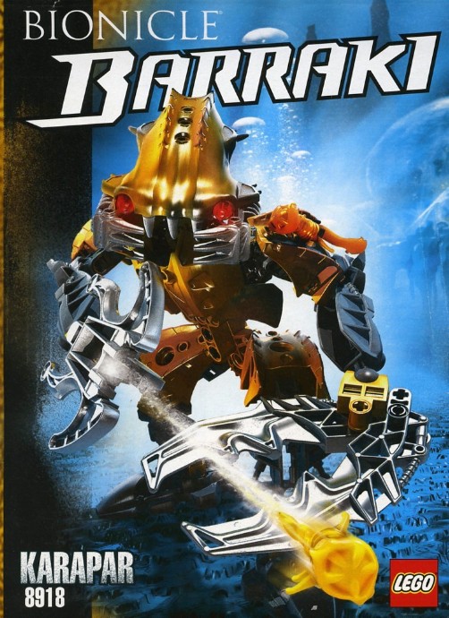 Конструктор LEGO (ЛЕГО) Bionicle 8918 Carapar