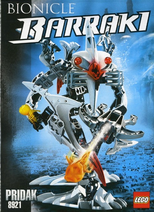 Конструктор LEGO (ЛЕГО) Bionicle 8921 Pridak