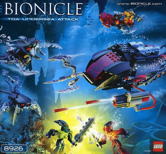 Конструктор LEGO (ЛЕГО) Bionicle 8926 Toa Undersea Attack 