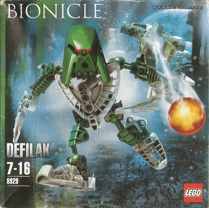 Конструктор LEGO (ЛЕГО) Bionicle 8929 Defilak