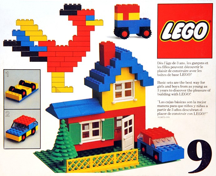 Конструктор LEGO (ЛЕГО) Basic 9 Basic Building Set, 3+