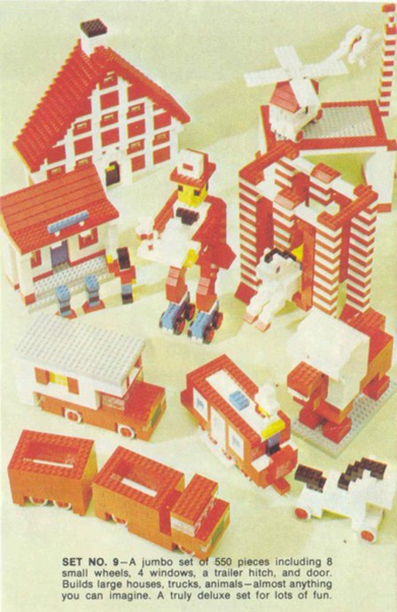 Конструктор LEGO (ЛЕГО) Samsonite 9 Promotional Basic Set No. 9 (Kraft Velveeta)