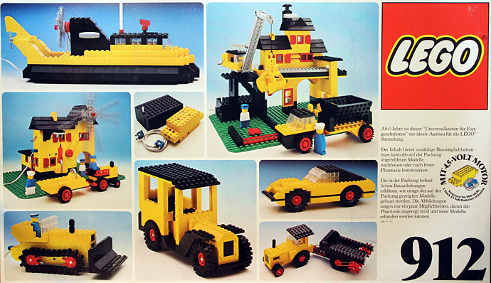 Конструктор LEGO (ЛЕГО) Basic 912 Advanced Basic Set with Motor, 6+