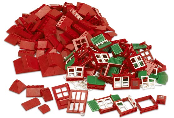 Конструктор LEGO (ЛЕГО) Dacta 9243 Doors, Windows and Roof Tiles