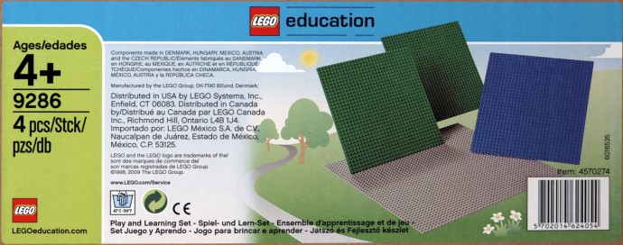 Конструктор LEGO (ЛЕГО) Dacta 9286 Building Plates Set