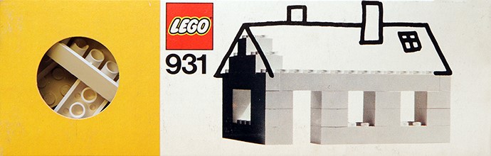 Конструктор LEGO (ЛЕГО) Basic 931 White Bricks