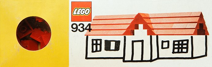 Конструктор LEGO (ЛЕГО) Basic 934 Roof Bricks, 45°