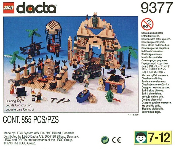 Конструктор LEGO (ЛЕГО) Dacta 9377 Adventurers combined set