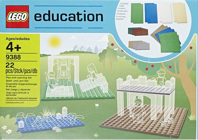 Конструктор LEGO (ЛЕГО) Education 9388 Small building plates