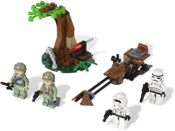 Конструктор LEGO (ЛЕГО) Star Wars 9489 Endor Rebel Trooper & Imperial Trooper Battle Pack