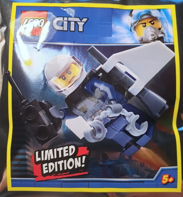 Конструктор LEGO (ЛЕГО) City 951904 Police Officer with Jetpack